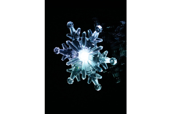 картинка Светильник 2*CR2032, "Снежинка малая", Космос, Sl104 от магазина Альфанит в Кунгуре