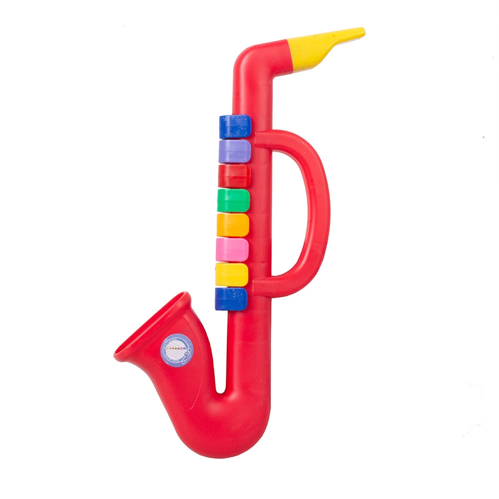 картинка Саксофон, 34 см, пластик, красный, Tongde, XL9002, 10280051 от магазина Альфанит в Кунгуре