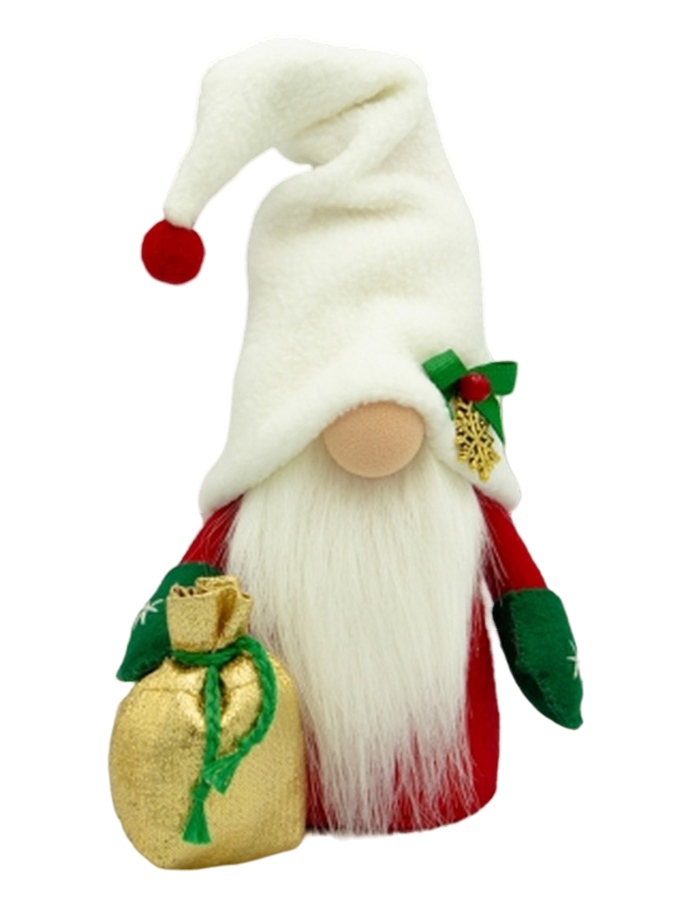 картинка Набор для создания игрушки из фетра, 17 см, "Гном, который дарит подарки", Кукла Перловка, 10060333 от магазина Альфанит в Кунгуре