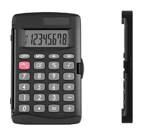 картинка Калькулятор карманный, 8 разрядов, двойное питание, "PC-103", Erich Krause, 57520 от магазина Альфанит в Кунгуре