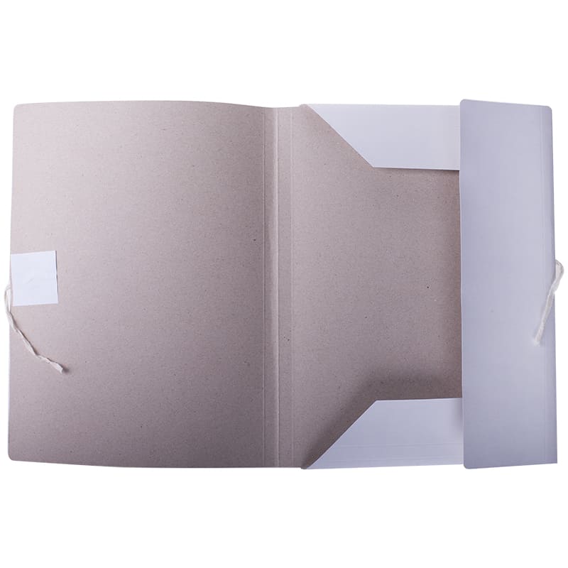картинка Папка на завязках, А4, 220 г/м2, картон, белый, OffceSpace, 225337 от магазина Альфанит в Кунгуре