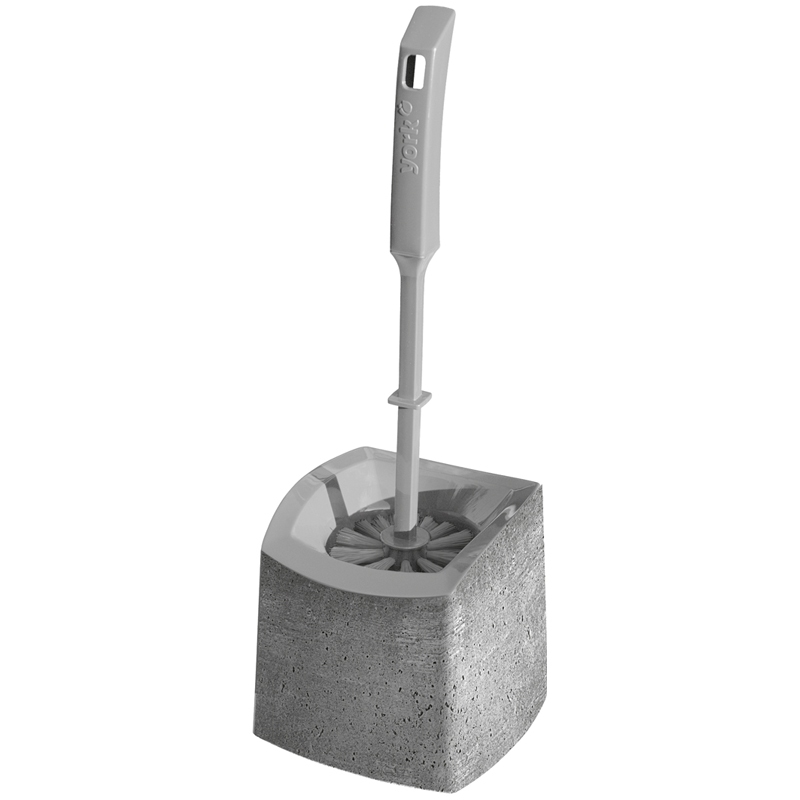 картинка Ерш для унитаза, 38*13,5 см, с подставкой, серый, "Loft", IDEA, М5010 от магазина Альфанит в Кунгуре