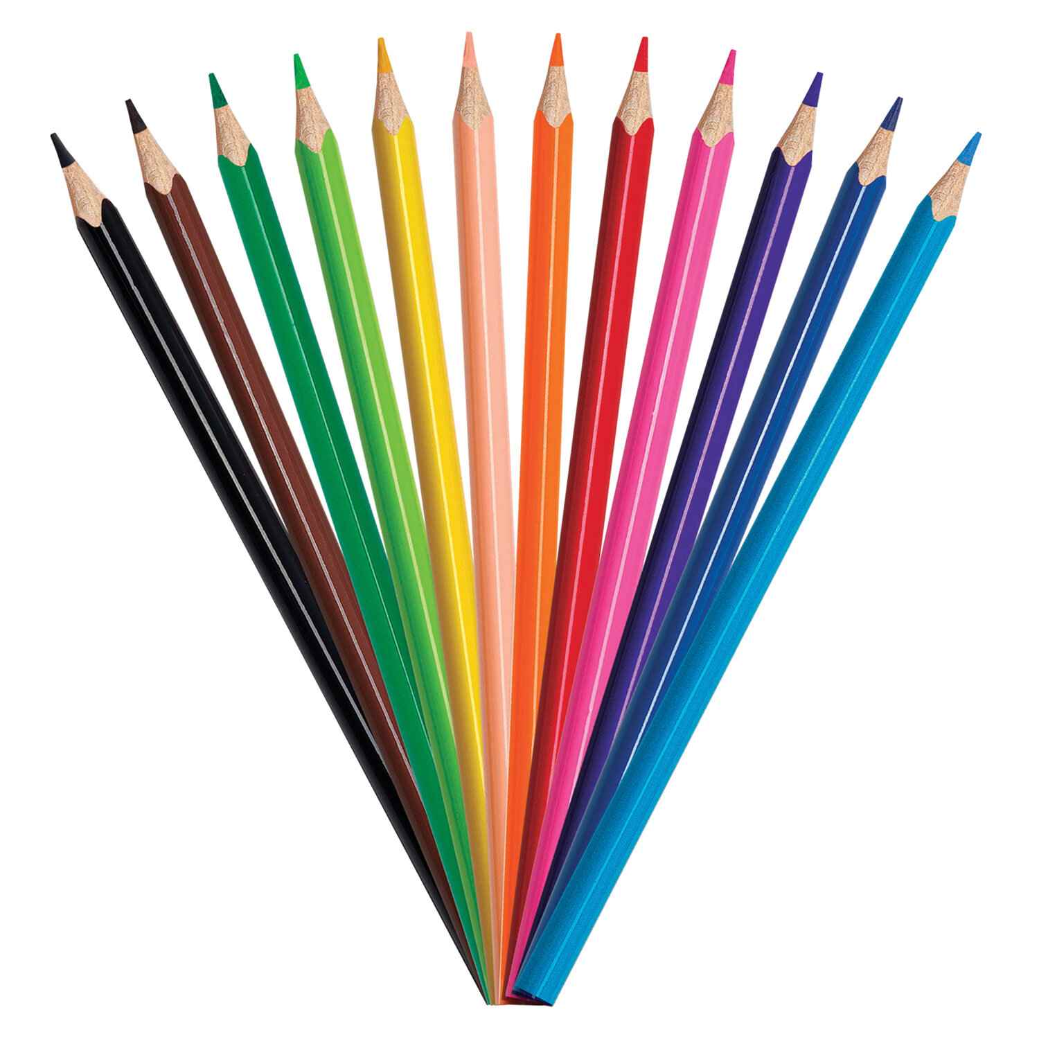 картинка Карандаши цветные акварельные художественные, 12 цв, 12 шт, кисть, "Color Pep's", Maped, 836011 от магазина Альфанит в Кунгуре