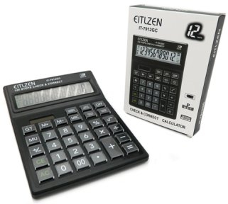 картинка Калькулятор настольный, 12 разрядов, 21*15*3 см, черный, "IT-7912GC", CP-174 от магазина Альфанит в Кунгуре