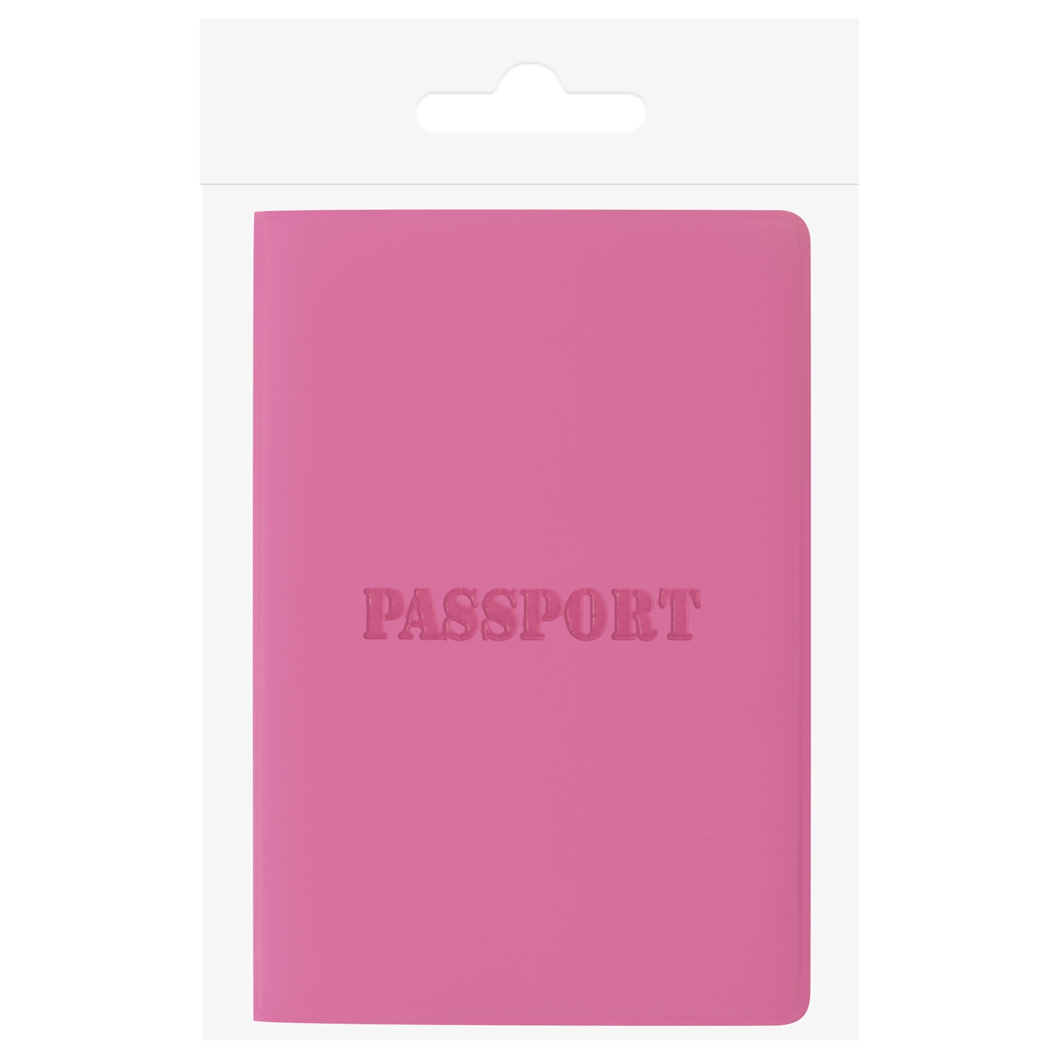 картинка Обложка для паспорта, полиуретан, розовый, "Passport", STAFF, 237605 от магазина Альфанит в Кунгуре