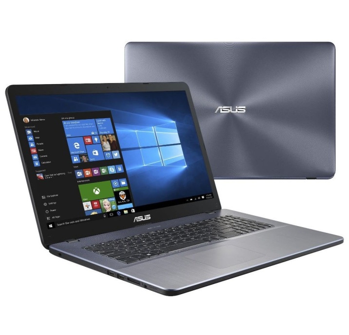 картинка Ноутбук ASUS X705MA-BX096T (17.3"HD+,Celeron N4100,4Gb,SSD256Gb,IntelHD,Win10) серый от магазина Альфанит в Кунгуре