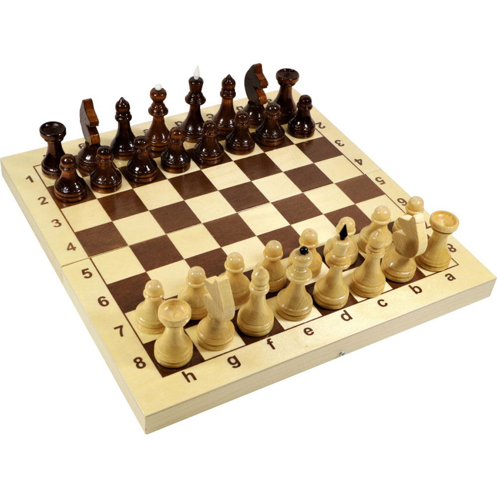 картинка Шахматы, 29*29 см, деревянные, Десятое королевство, 02845 от магазина Альфанит в Кунгуре
