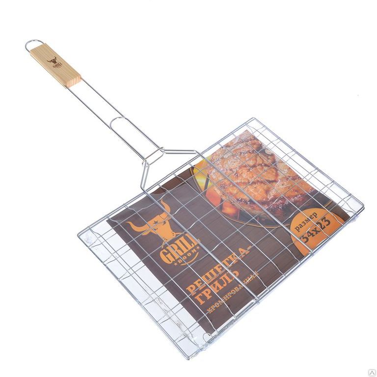картинка Решетка-гриль, 34х23 см, для барбекю, 16524-1 от магазина Альфанит в Кунгуре
