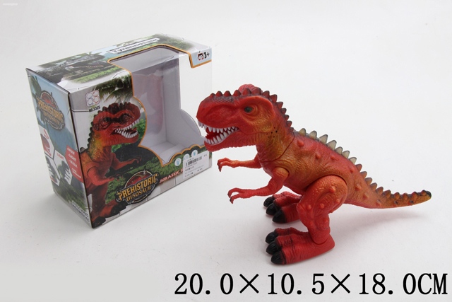 картинка Игрушка пластмассовая, 18 см, на батарейках, свет, звук, "Динозавр", 1201742 от магазина Альфанит в Кунгуре