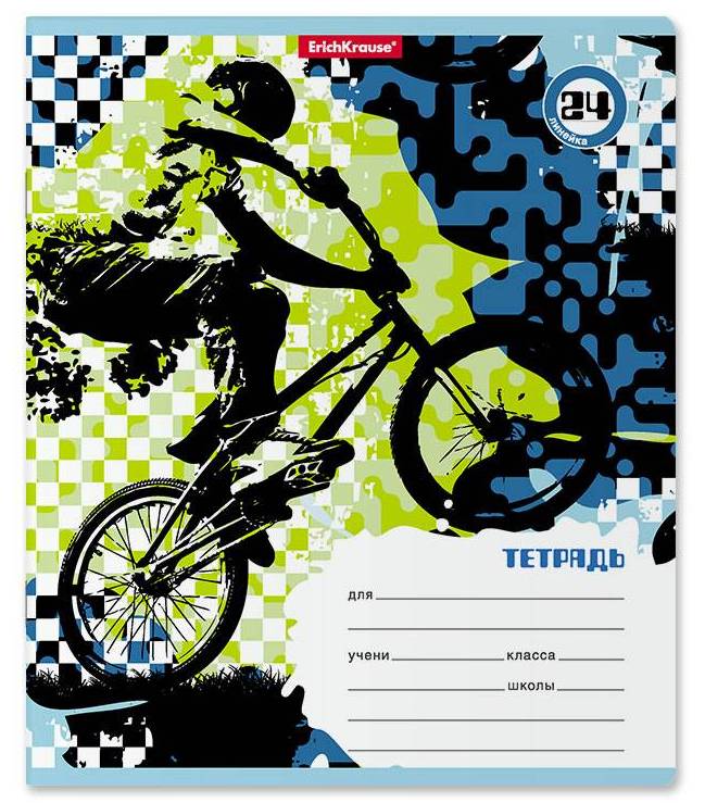 картинка Тетрадь 24 л, А5, линия, "Cyclist", Erich Krause, 54212 от магазина Альфанит в Кунгуре