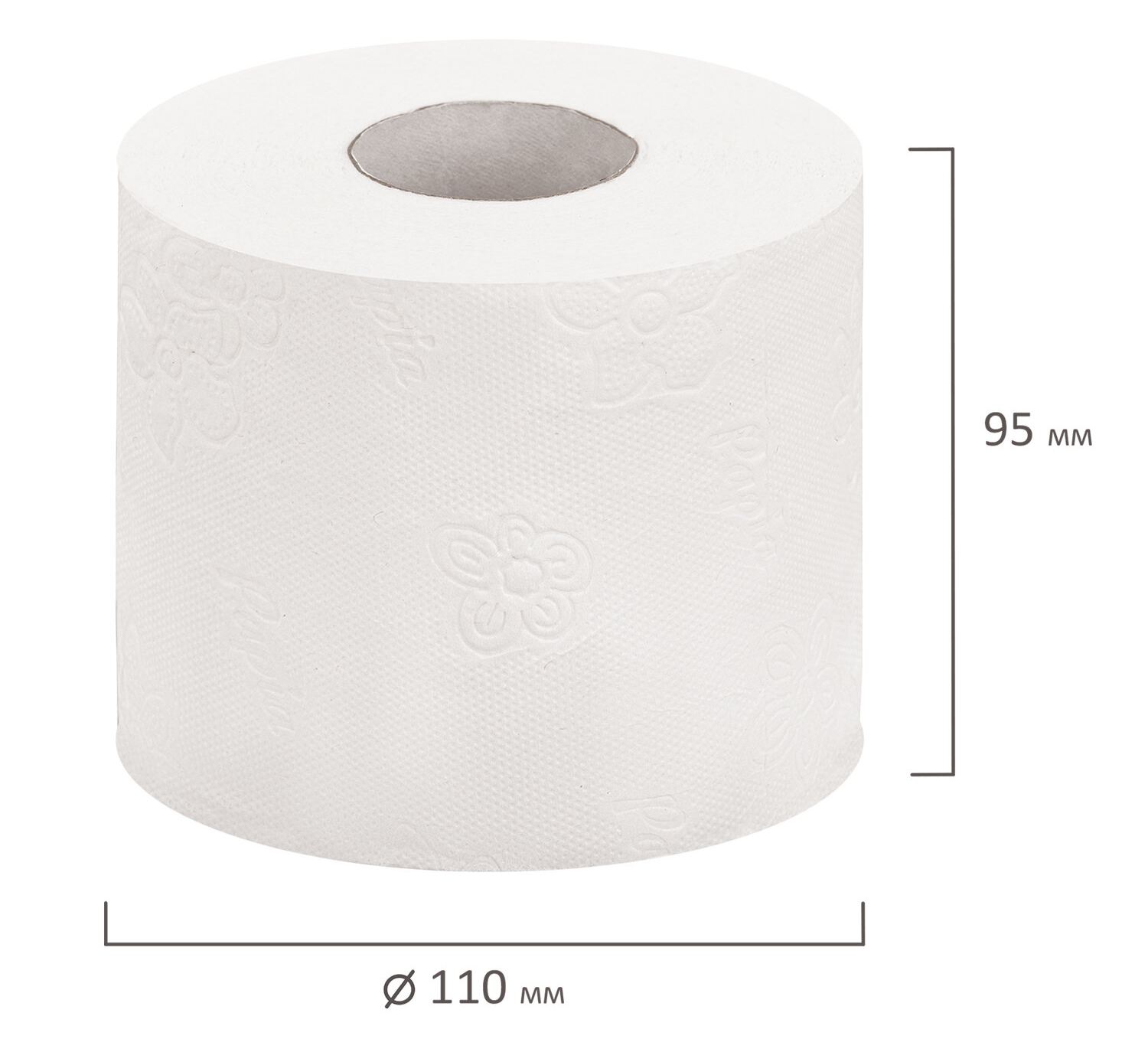 картинка Бумага туалетная, 8 шт, 3 слоя, втулка, цвет белый, "Professional", PAPIA, 5060404 от магазина Альфанит в Кунгуре