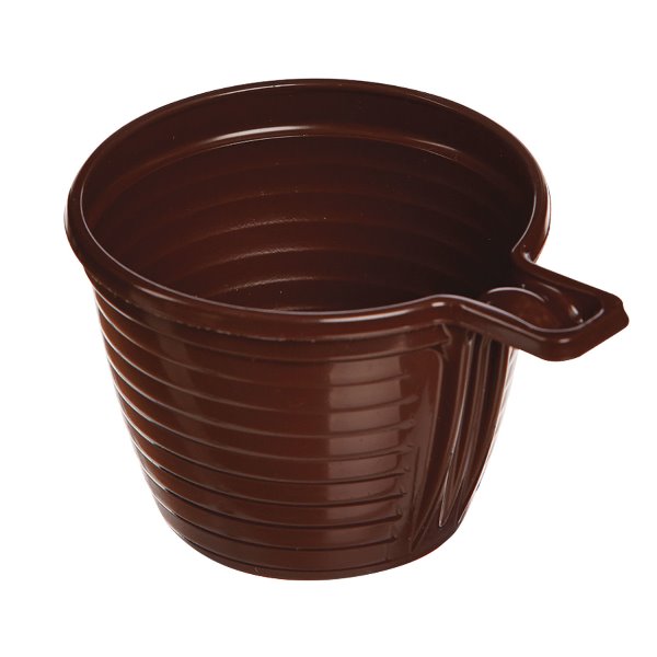 картинка Чашки для кофе одноразовые 50 шт, 180 мл, пластик, коричневый, Алькор, 1500 от магазина Альфанит в Кунгуре