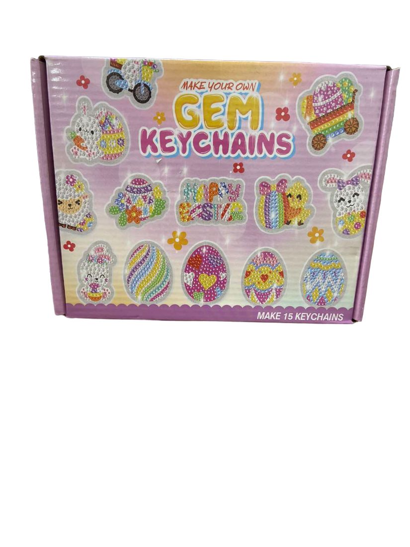 картинка Алмазная картина на брелоке, 15 эл., Gem Keychains от магазина Альфанит в Кунгуре