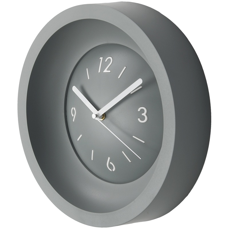 картинка Часы настенные 25,4*25,4*3 см, круглые, серый, Troyka,  56562510 от магазина Альфанит в Кунгуре