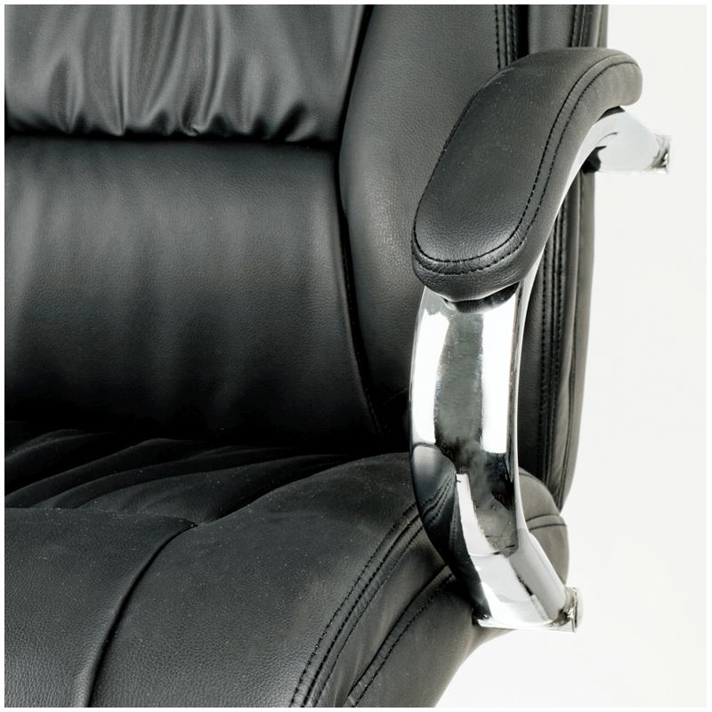 картинка Кресло руководителя Helmi "HL-E20 Confidence", кожзам, черный, 282347 от магазина Альфанит в Кунгуре