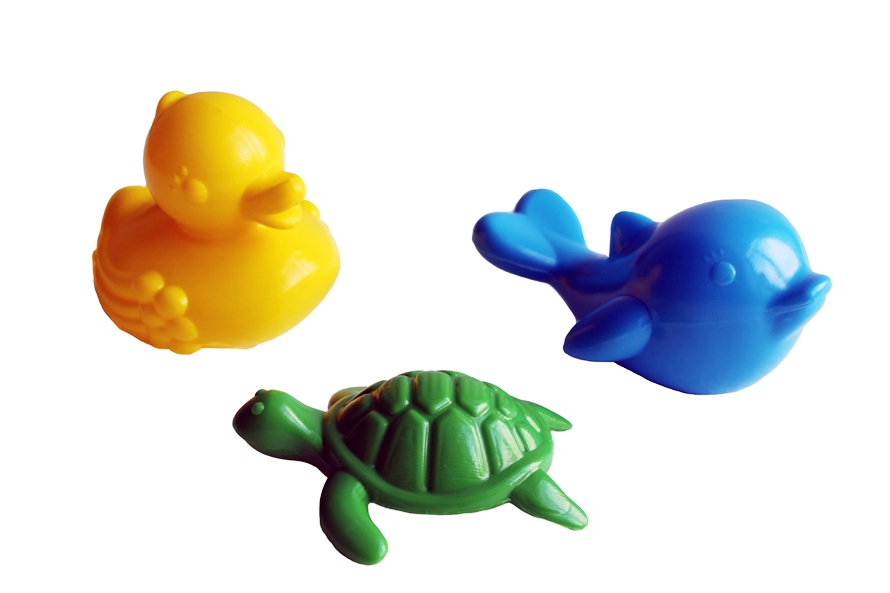 картинка Набор игрушек для купания, 3 шт, 19*20, пластик, ассорти, Спектр, У780 от магазина Альфанит в Кунгуре