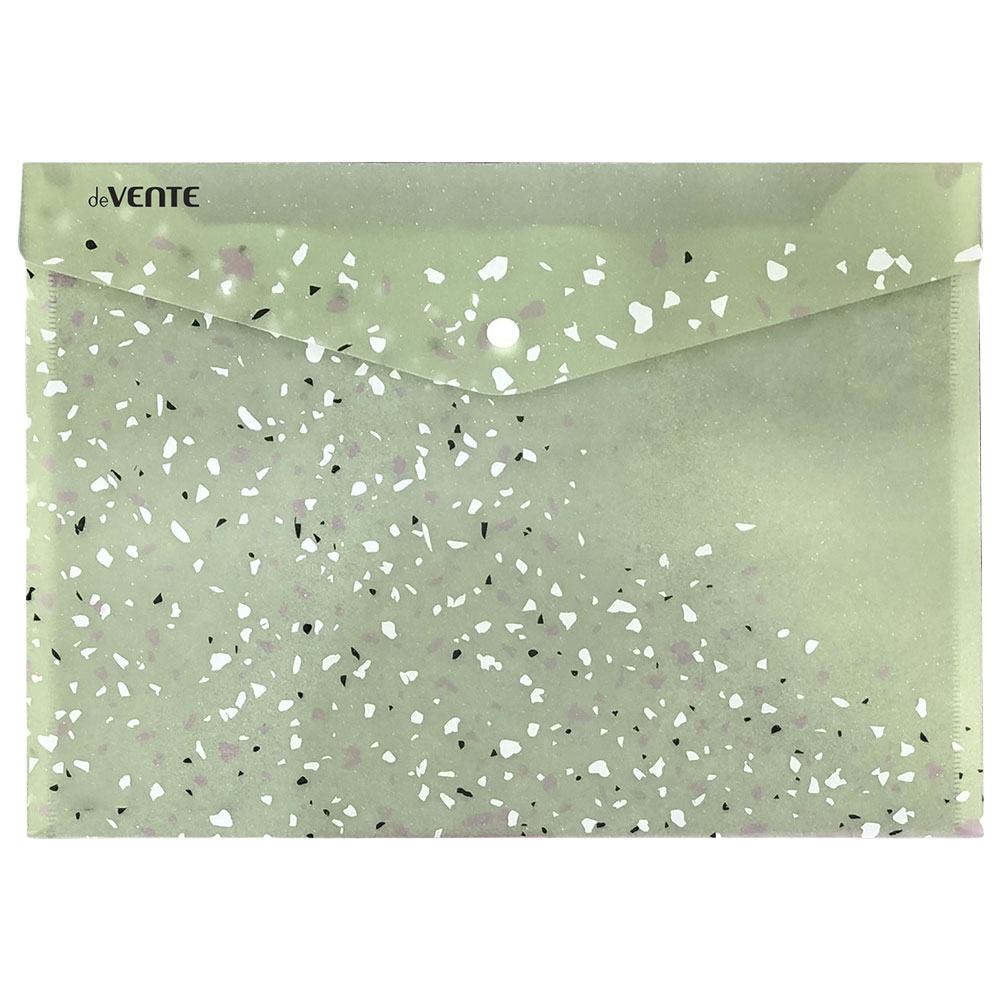 картинка Папка-конверт на кнопке, А4, 180 мкм, пластик, с рисунком, "Crystal Dream", deVente, 3071970 от магазина Альфанит в Кунгуре