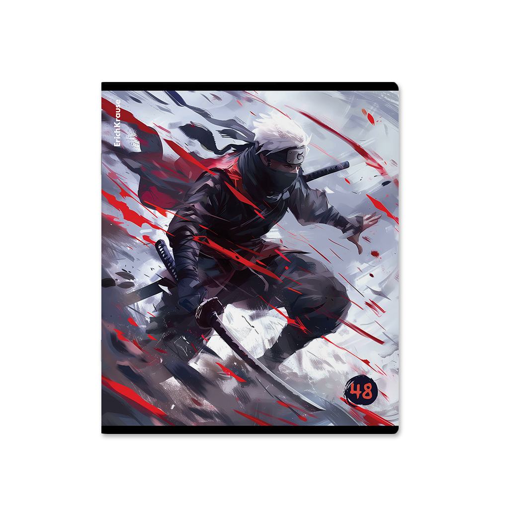 картинка Тетрадь 48 л, А5, клетка, "Samurai", Erich Krause, 63312 от магазина Альфанит в Кунгуре