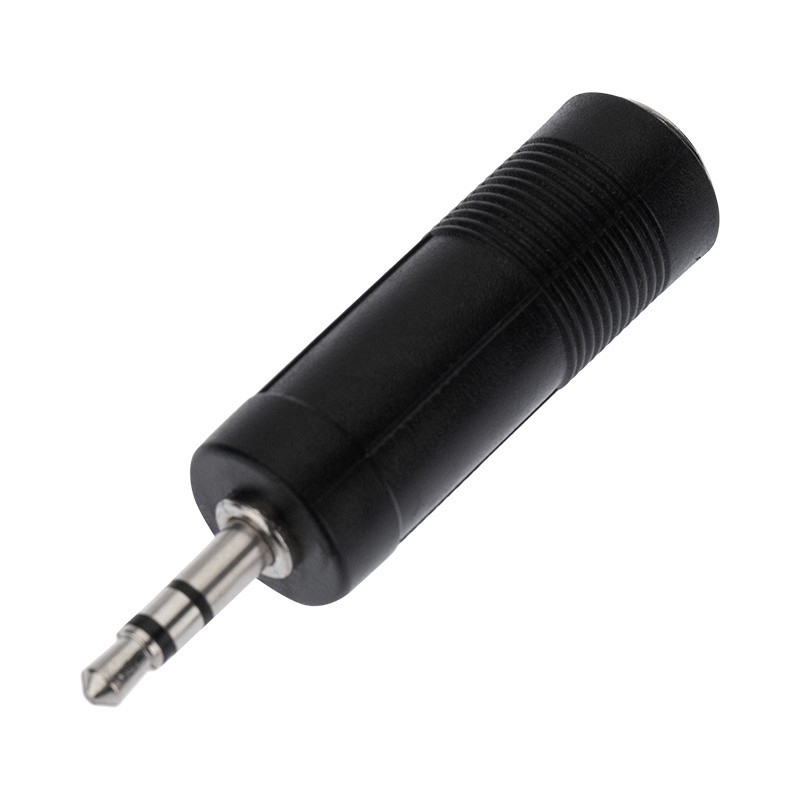 картинка Переходник аудио Rexant Jack 3,5 мм (M) — Jack 6,3 мм (F), черный, 14-0212 от магазина Альфанит в Кунгуре
