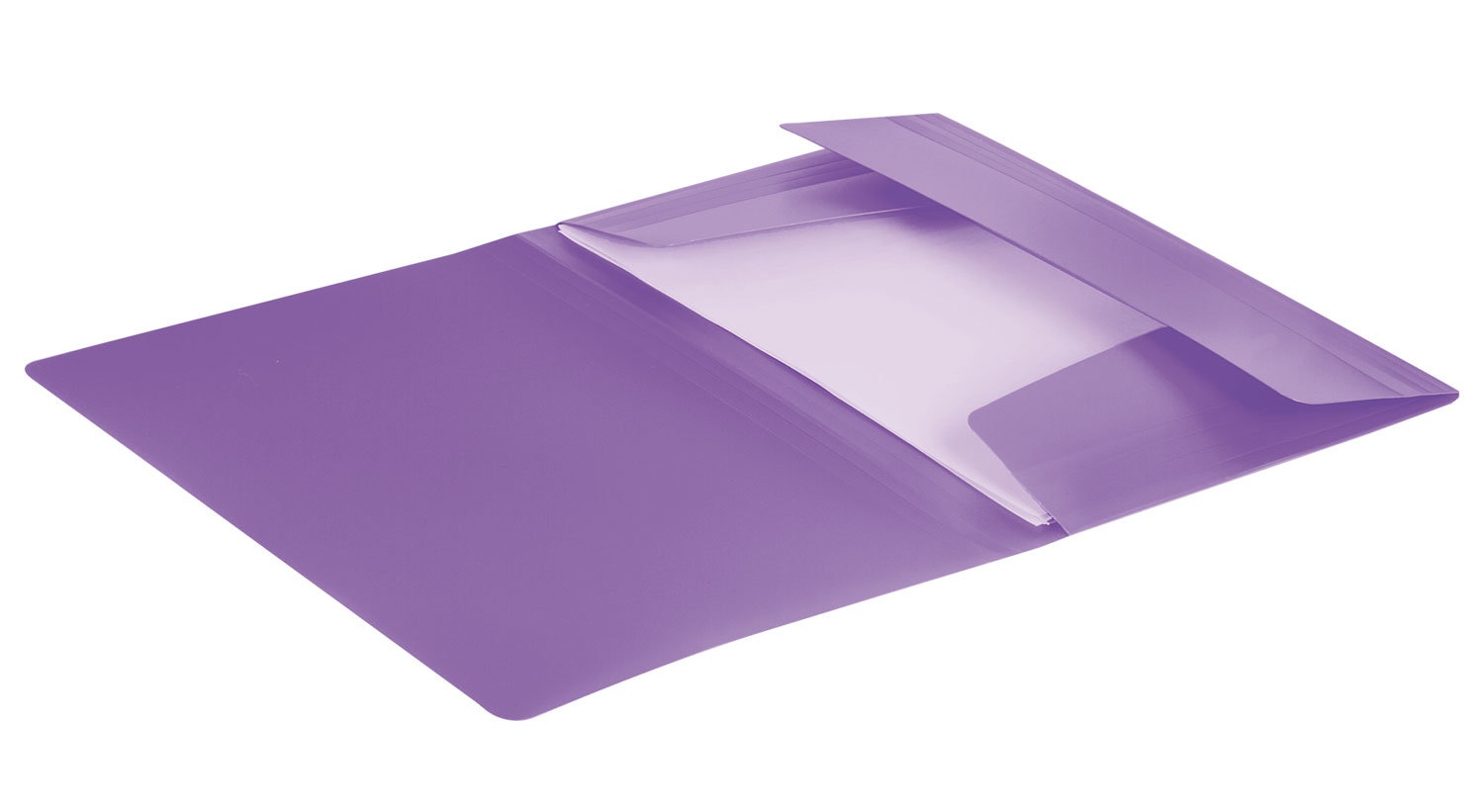 картинка Папка на резинке, А4, 500 мкм, до 300 л, пластик, фиолетовый, "Office", BRAUBERG, 228081 от магазина Альфанит в Кунгуре