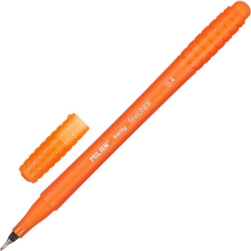 картинка Ручка капиллярная, 0,4 мм, оранжевая, "SWAY", Milan, 1280137 от магазина Альфанит в Кунгуре