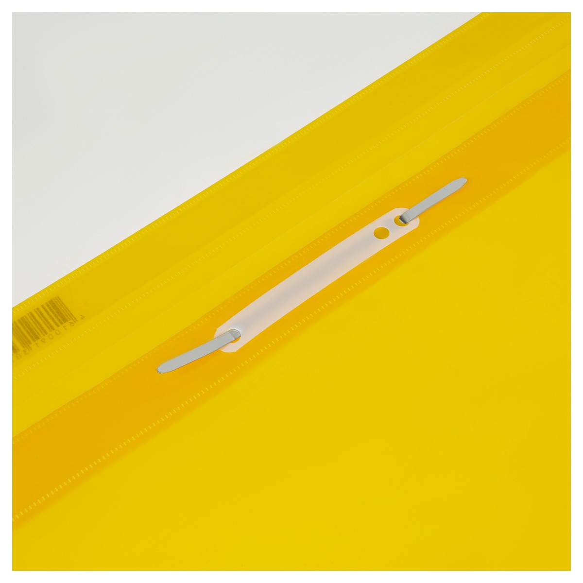 картинка Папка-скоросшиватель с прозрачным верхом, А4, 180 мкм, пластик, желтый, СТАММ, ММ-30719 от магазина Альфанит в Кунгуре