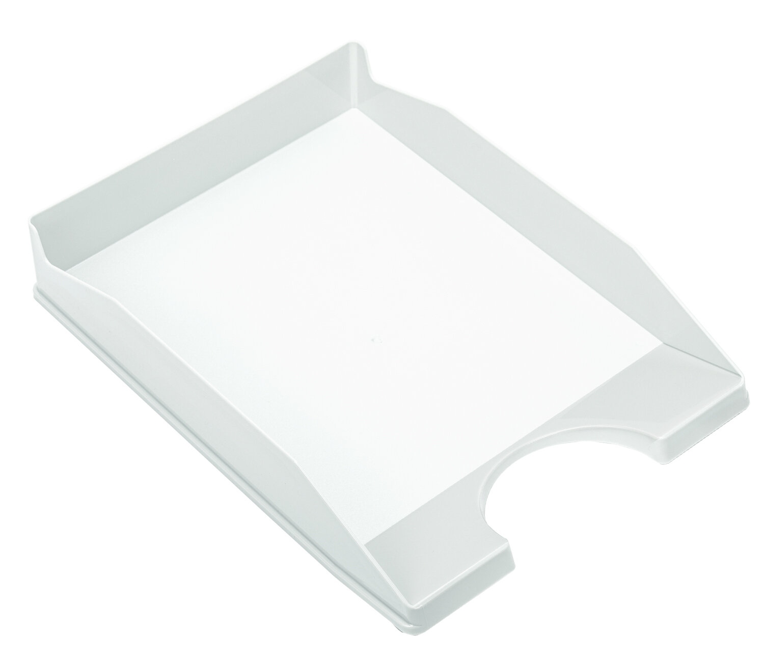 картинка Лоток для бумаг горизонтальный, 2 шт, пластик, белый, "Modern", BRAUBERG, 238026 от магазина Альфанит в Кунгуре