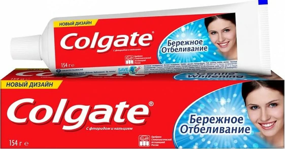 картинка Зубная паста, 50 мл, "Бережное отбеливание", Colgate от магазина Альфанит в Кунгуре