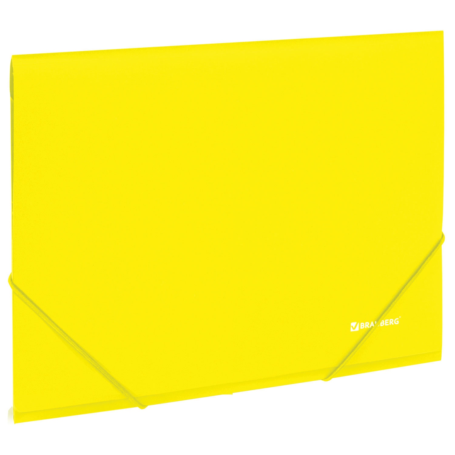 картинка Папка на резинке, А4, 500 мкм, пластик, желтый, "Neon", BRAUBERG, 227461 от магазина Альфанит в Кунгуре