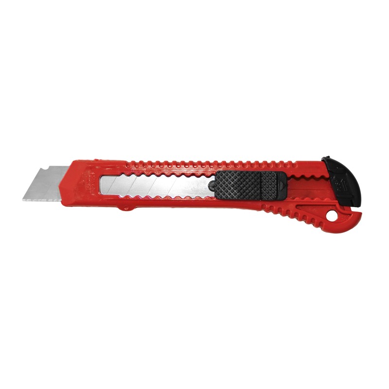 картинка Нож канцелярский 18 мм, красный/черный, DOLCE COSTO, D00152 от магазина Альфанит в Кунгуре