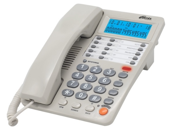 картинка Телефон Ritmix RT-495, белый от магазина Альфанит в Кунгуре