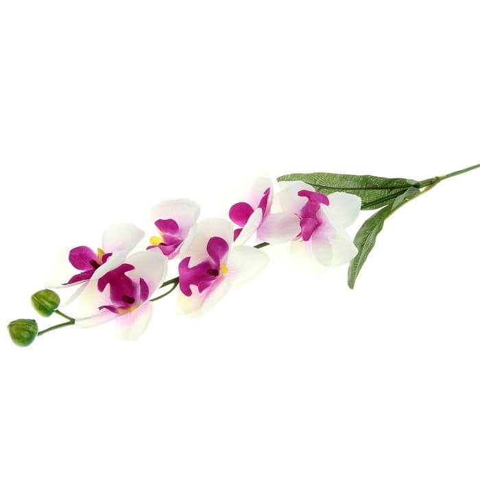 картинка Цветы декоративные, 60 см, белый, "Орхидея", 701086 от магазина Альфанит в Кунгуре