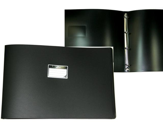 картинка Папка на 4-х кольцах, А3, 650 мкм, корешок 23 мм, пластик, черный, "Daily", deVente, 3081908 от магазина Альфанит в Кунгуре