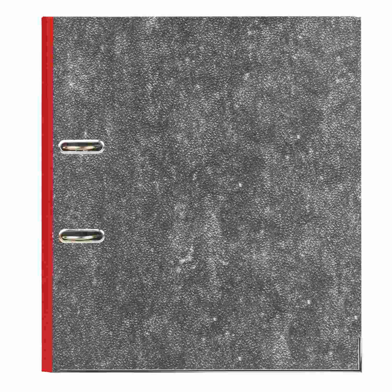 картинка Папка-регистратор, А4, корешок 80 мм, до 600 л, бумага, мрамор красный, без кармана, BRAUBERG, 228029 от магазина Альфанит в Кунгуре
