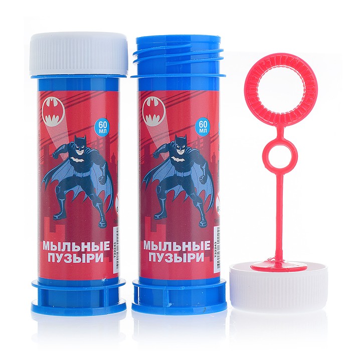 картинка Мыльные пузыри, 60 мл, ассорти, "Batman", Т22243 от магазина Альфанит в Кунгуре