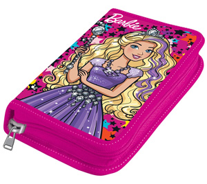 картинка Пенал 1 отделение, 19,5*11,5 см, с наполнением, "Mattel.Barbie", Limpopo, 4250190 от магазина Альфанит в Кунгуре