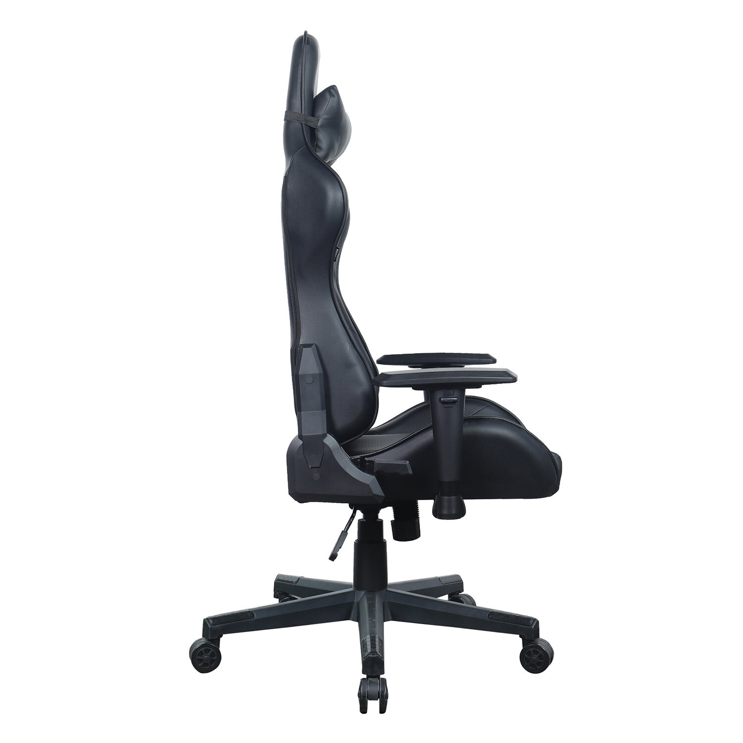картинка Кресло компьютерное BRABIX "GT Carbon GM-115", до 140 кг, экокожа, черный, две подушки, 531932 от магазина Альфанит в Кунгуре