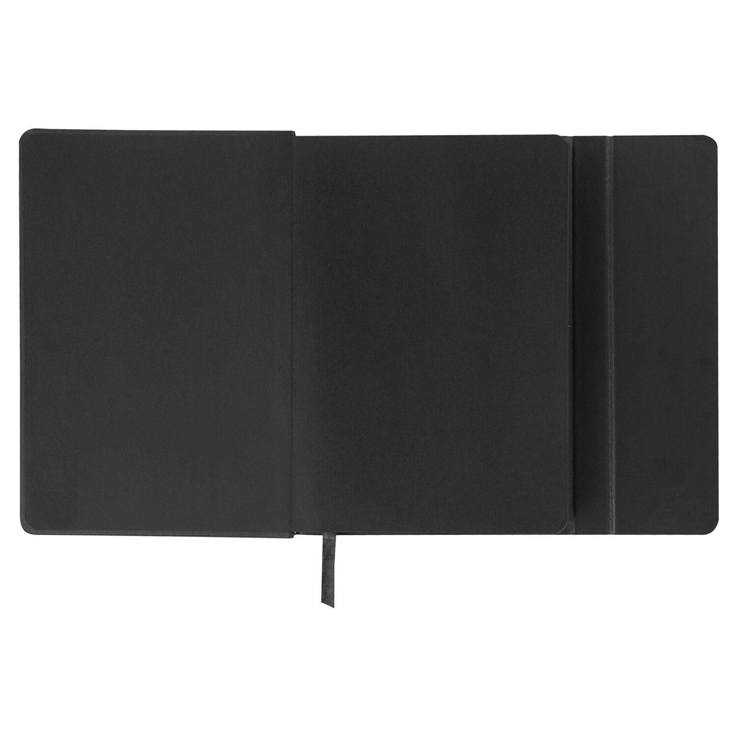 картинка Ежедневник недатированный, А5, 160 л, кожзам, черный, магнитный клапан, "Magnetic", GALANT, 126272 от магазина Альфанит в Кунгуре