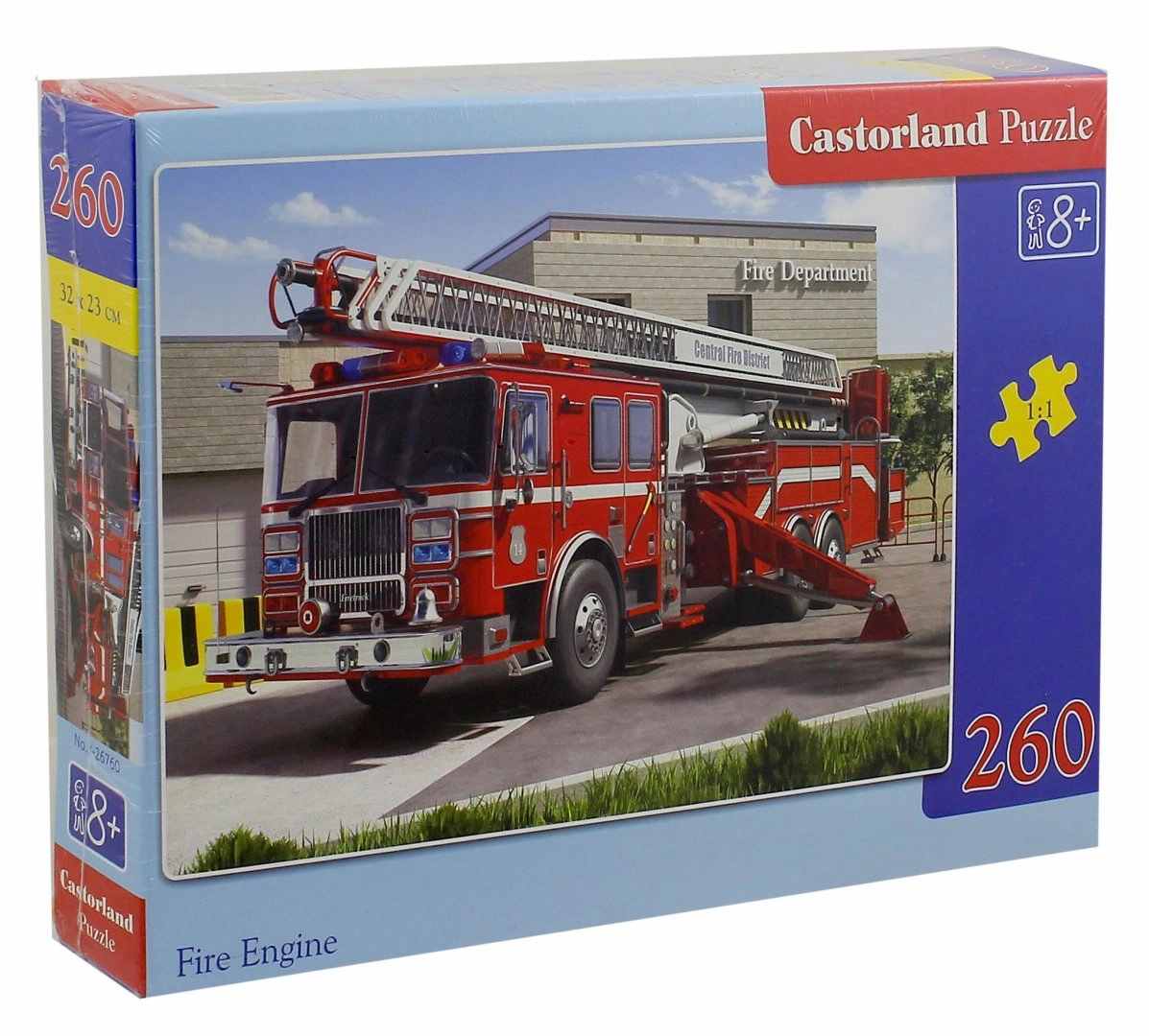 Пазл пожарный. Пазлы Castorland Puzzle 260 машина. Castorland Puzzle пожарная машина. Пазл Castorland 260 пожарная машина. Пазл Castorland Fire engine (b-12831), 120 дет..