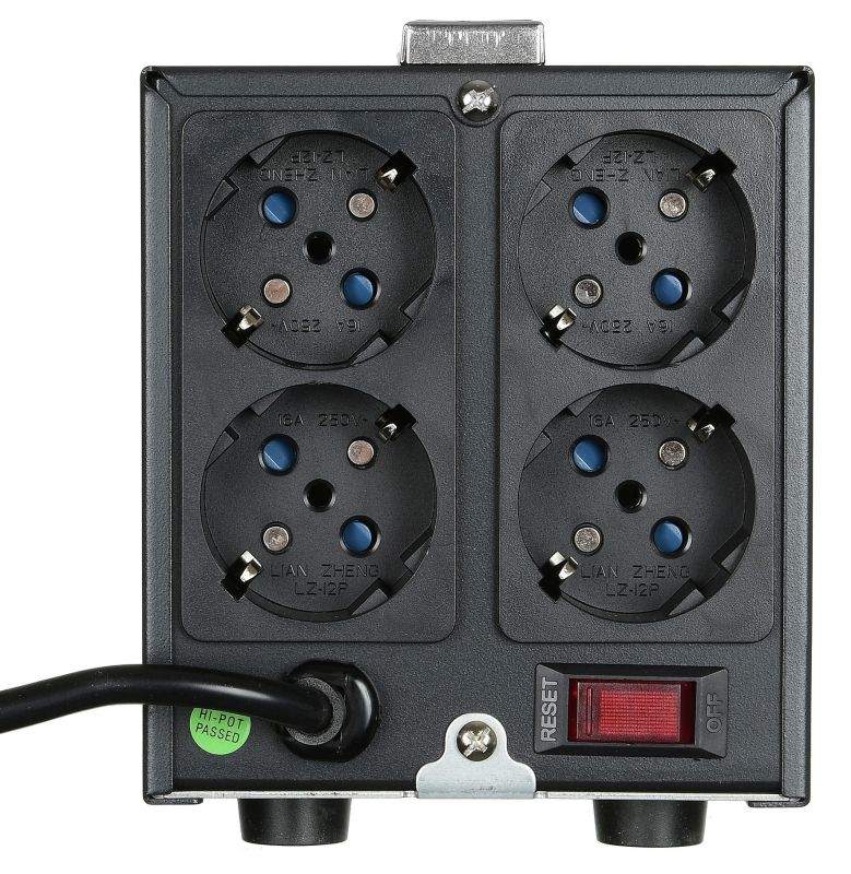 картинка Стабилизатор напряжения Ippon AVR-2000, 2000VA/1200W, 4 EURO розетки от магазина Альфанит в Кунгуре