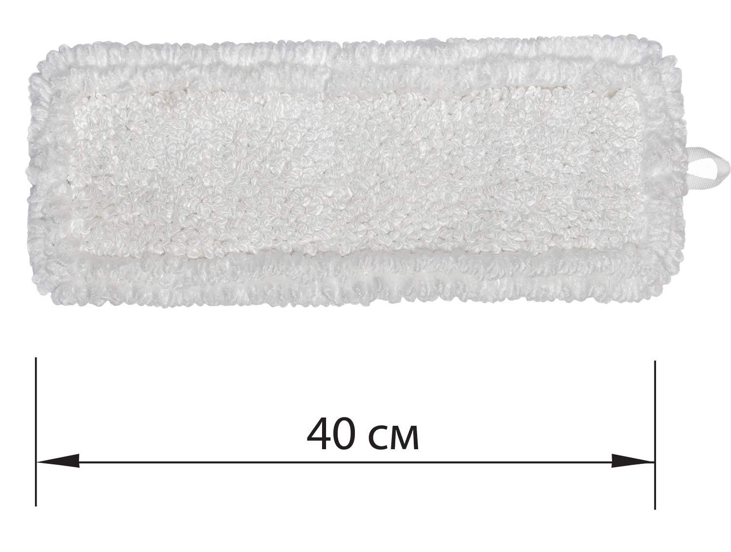 картинка Насадка МОП для швабры, 40 см см, микрофибра, уши/карманы, "EXPERT", LAIMA, 605315 от магазина Альфанит в Кунгуре