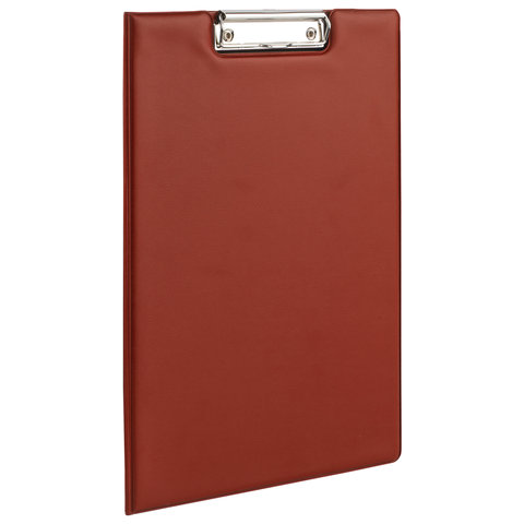 картинка Папка-планшет с верхним прижимом, А4, бордовый, BRAUBERG, 225687 от магазина Альфанит в Кунгуре