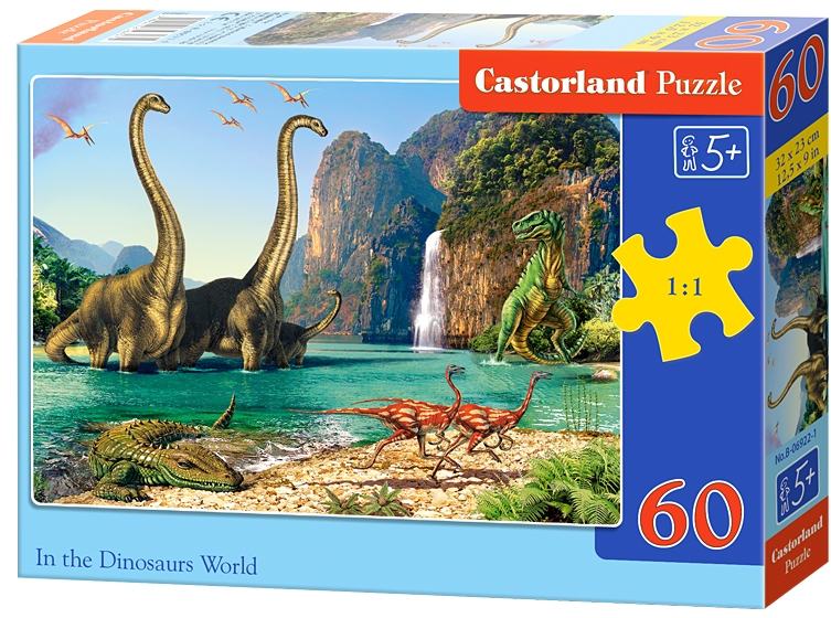 картинка Пазл 60 эл., "Динозавры", CastorLand, С-06922 от магазина Альфанит в Кунгуре