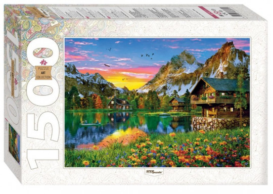 картинка Пазл 1500 эл., "Озеро в Альпах", 83071 от магазина Альфанит в Кунгуре