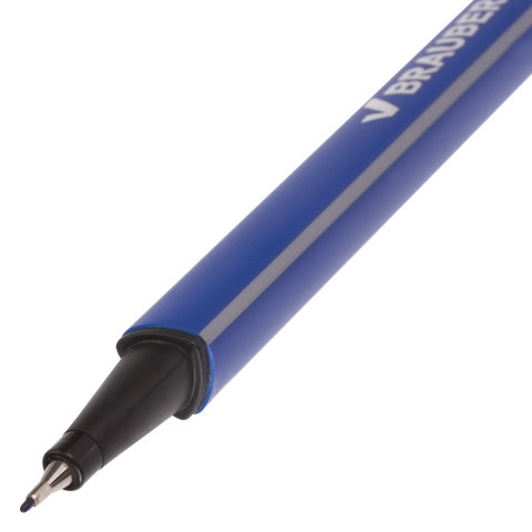 картинка Ручка капиллярная, 0,4 мм, синяя, "Aero", BRAUBERG, 142253 от магазина Альфанит в Кунгуре