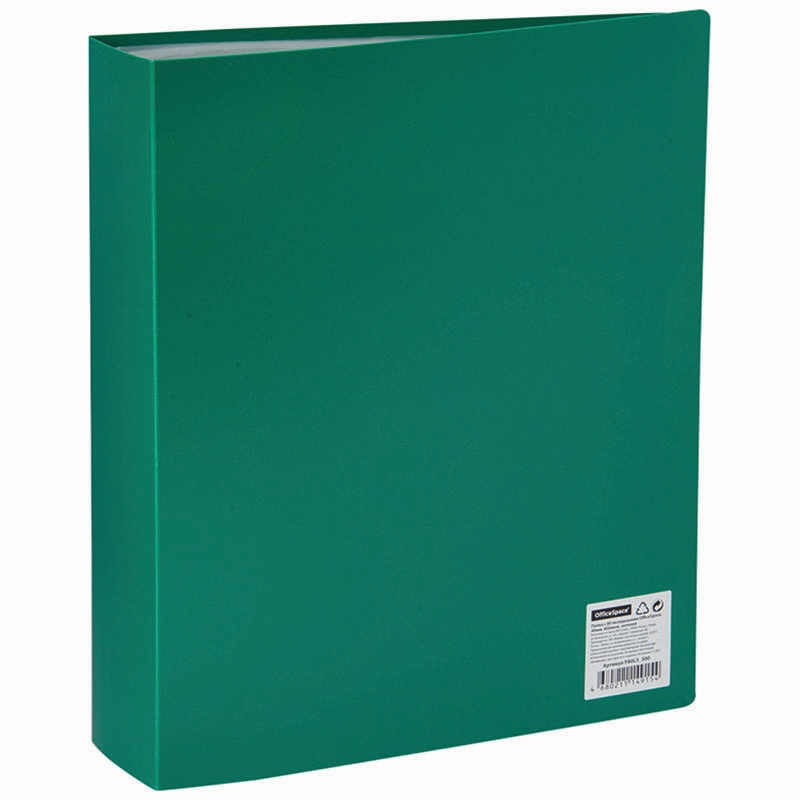 картинка Папка 80 файлов, А4, 30 мм, 600 мкм, зеленый, OfficeSpace, F80L5_300 от магазина Альфанит в Кунгуре