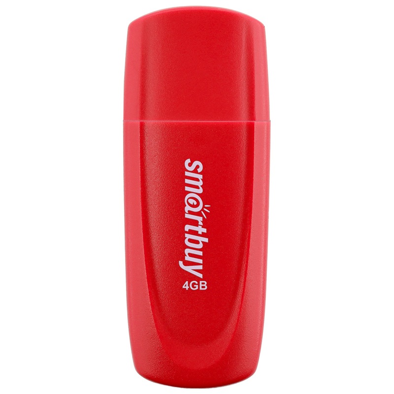 картинка Флеш-диск SmartBuy 4 GB USB 2.0, Scout, красный, SB004GB2SCR от магазина Альфанит в Кунгуре