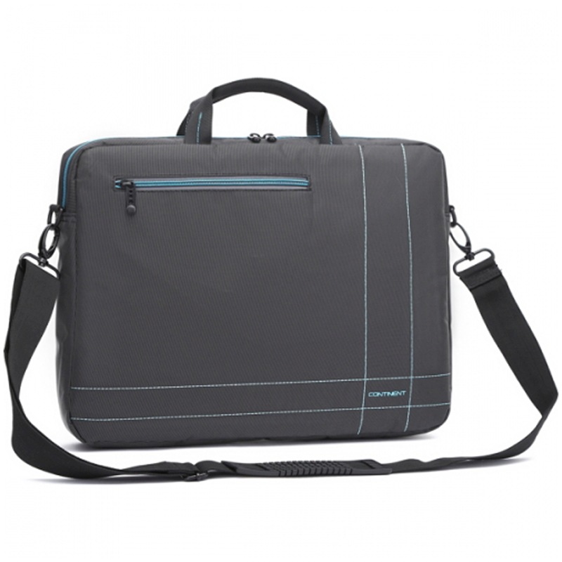 картинка Сумка для ноутбука 15.6" Continent CC-201 GB, 1 отдел, 1 карман, 40*30*5 см, нейлон, черный от магазина Альфанит в Кунгуре