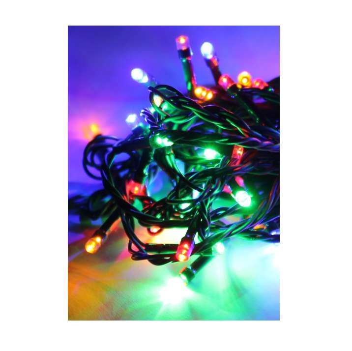 картинка Гирлянда нить, 10,8 м, 8 режимов, мультицвет, 100LED, Космос, KOC_GIR100LED_RGB от магазина Альфанит в Кунгуре