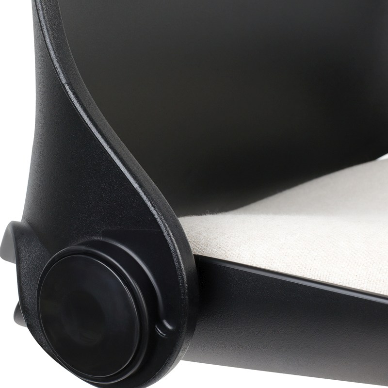 картинка Кресло офисное Helmi "Portable HL-M10", ткань, черный/белый, 323026 от магазина Альфанит в Кунгуре